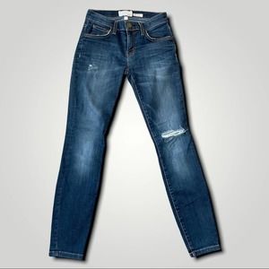 CURRENT / ELLIOT DISTRESSED SKINNY JEANS - 24